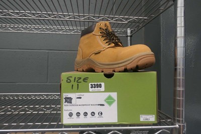Lot 3390 - Box pair of Sterling Steel mens safety boots