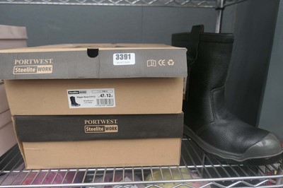 Lot 3391 - 2 boxed pairs of Port West boots