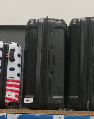 Lot 3412 - 2 piece hard shell Samsonite suitcase set