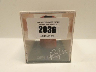 Lot 2036 - Bruno Fernandes 2024/24 Home Jersey ornament,...