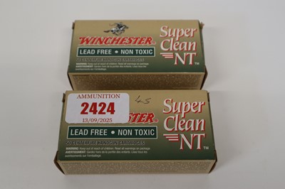 Lot 2424 - (S1) 95x 9mm Luger Winchester 105gr centerfire...