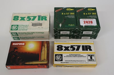 Lot 2428 - (S1) 40x 8x57 IRS Brenneke TOG 220gr...