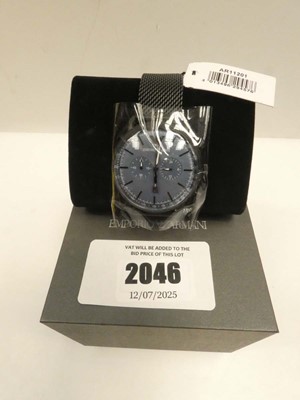 Lot 2046 - Emporio Armani AR11201 wristwatch with box