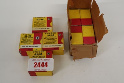 Lot 2444 - (S1) 200x .32/98 Cattle Killer Kynoch 98gr...