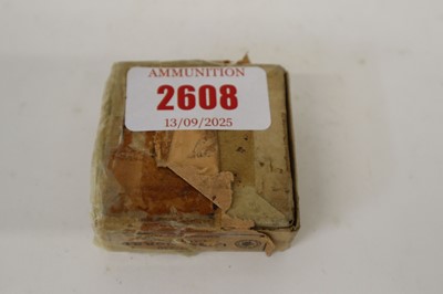 Lot 2608 - (S1) 100x .297/.320 Long Morris Kynoch 37gr...