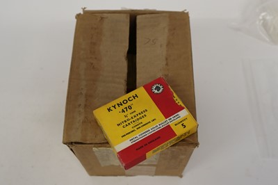 Lot 2610 - (S1) 75x .470 3¼" case Kynoch 500gr cartridges