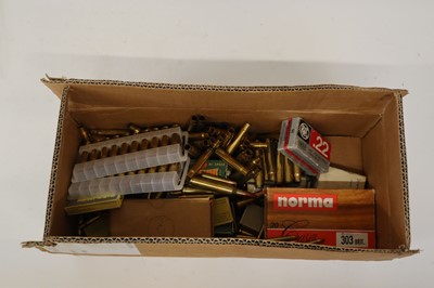 Lot 2614 - (S1) Approx. 9lbs of mixed rifle ammunition...