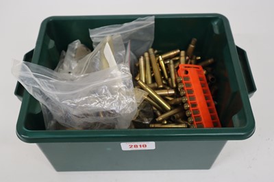 Lot 2810 - Qty of assorted brass cases