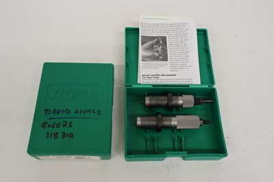 Lot 2814 - 2x RCBS F L die sets - 56374 8x60R/.318 and...