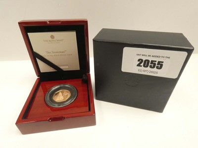 Lot 2055 - 2024 The Snowman 50p Gold Proof Coin ~ 15.50g...
