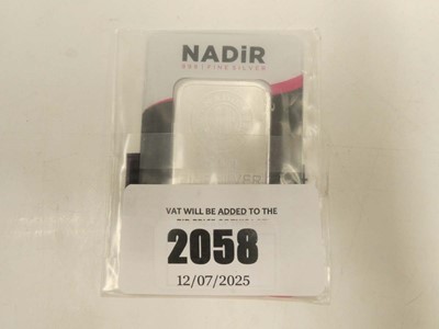 Lot 2058 - Nadir 50g Fine Silver Bar