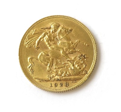 Lot 437 - A George V full sovereign dated 1928