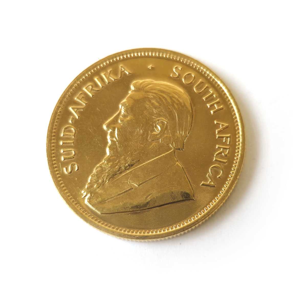 Lot 438 - A 1oz gold Krugerrand dated 1978