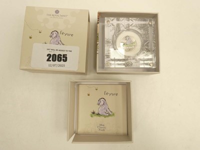 Lot 2065 - 2022 Eeyore 50p Silver Proof Coin