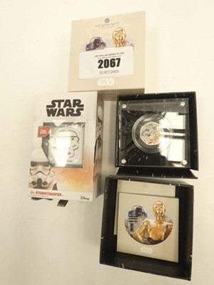 Lot 2067 - Star Wars Stormtrooper 1oz Silver Collectable...