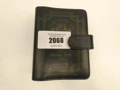Lot 2068 - Gringotts Savings Book Harry Potter Coin...