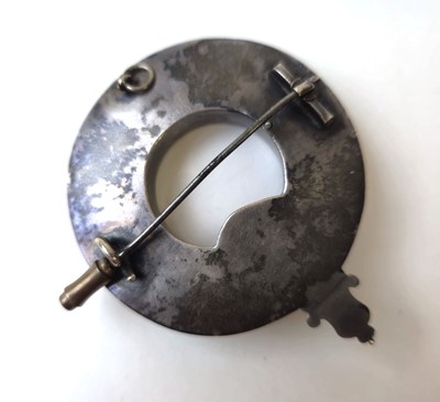 Lot 446 - A late 19th century Scottish white metal,...