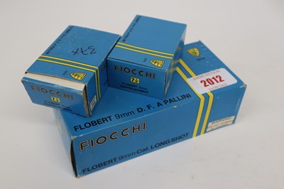 Lot 2012 - (S2) 337x 9mm Flobert Fiocchi 7½ cartridges