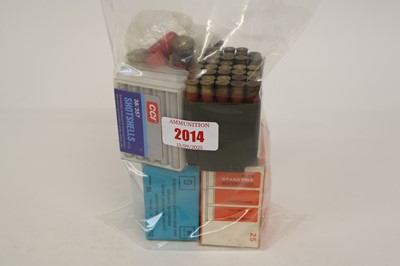 Lot 2014 - (S2) Assorted 12 bore, .410 and shot shells...