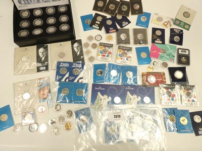Lot 2070 - Assorted collectable 50p and coloured 50p coins