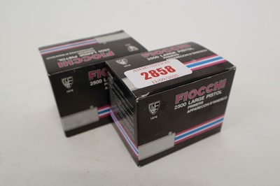 Lot 2858 - (S1) 2x boxes 2500 Fiocchi large pistol primers
