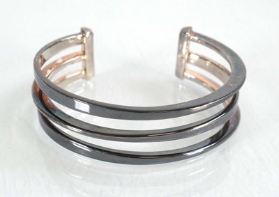 Lot 568 - Six silver bracelets including two Pandora...