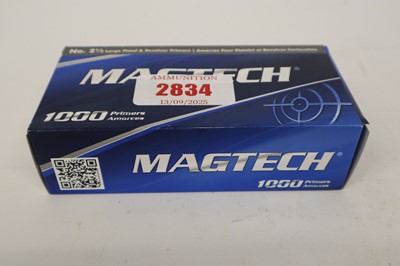 Lot 2834 - (S1) 1000 x Magtech large pistol primers