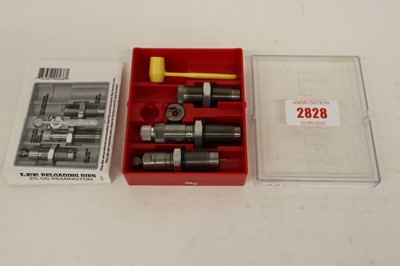 Lot 2828 - Cased Lee .25-06 Pacesetter die set