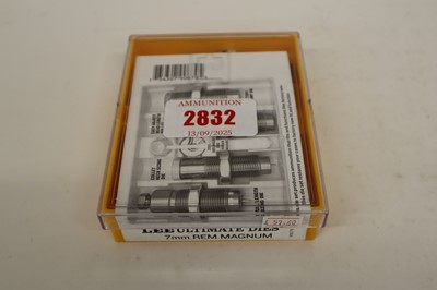 Lot 2832 - Cased Lee 7mm Rem. Mag. Ultimate die set