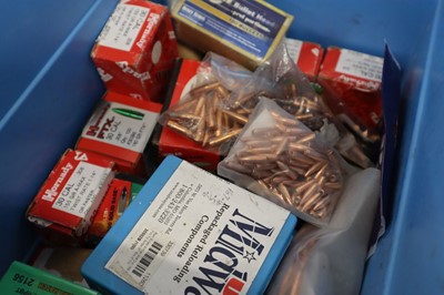 Lot 2855 - large box of assorted calibre heads for reloading