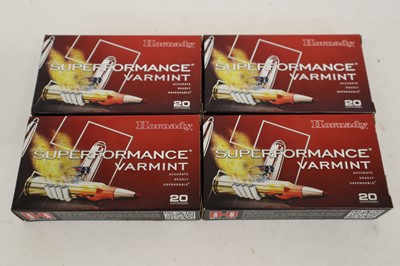 Lot 2413 - (S1) 80 x .243 Win. Hornady Vmax 75gr rifle...