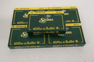 Lot 2462 - (S1) 100 x .30-06 Spring. Sellier & Bellot...