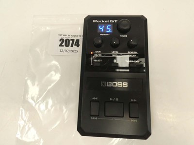 Lot 2074 - Boss Pocket GT Effects Processor