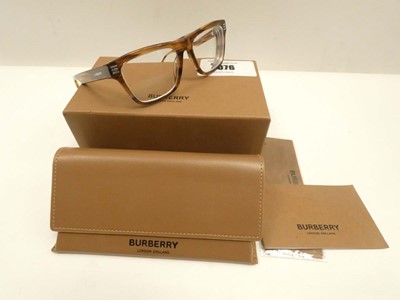 Lot 2076 - Burberry B2387 reading glasses with case and box