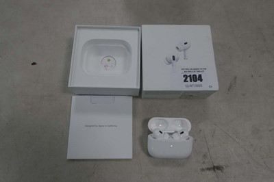 Lot 2104 - Apple Airpods Pro (2nd generation) MTJV3ZM/A,...
