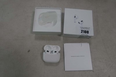 Lot 2108 - Apple Airpods 3nd gen. MPNY3Z/A, boxed with...