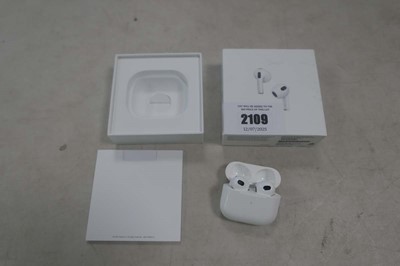 Lot 2109 - Apple Airpods 3nd gen. MPNY3Z/A, boxed with...