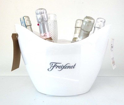 Lot 316 - A Freixenet Ice Bucket Gift set with 6 mini...