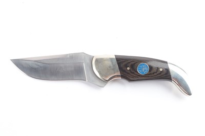 Lot 1010 - P Beretta sheath knife, 4 ins single edged...