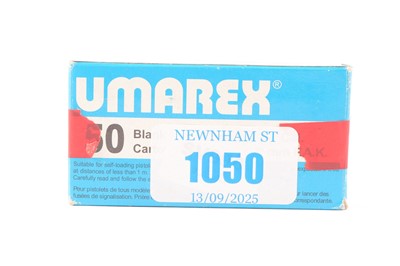 Lot 1050 - 50 x 9mm Umarex blank cartridges