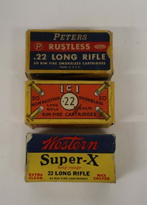 Lot 2471 - (S1) 127x various .22 rifle cartridges...