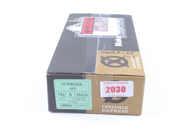Lot 2030 - (S2) 250 x .410 Lyalvale Supreme 18gr No.6...