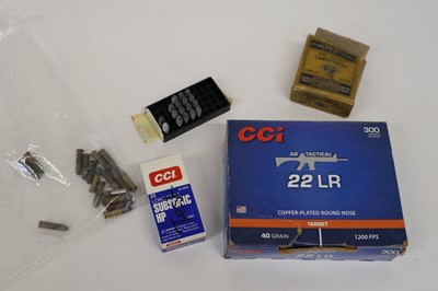 Lot 2476 - (S1) 143x various .22 rifle cartridges...