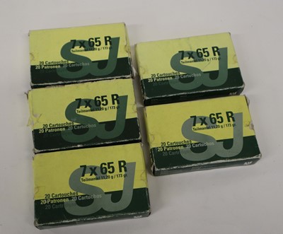 Lot 2483 - (S1) 83x 7x56R 173gr SP 83 cartridges and 16x...