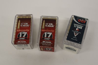 Lot 2488 - (S1) 108x 17HMR rifle cartridges including 78x...