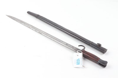 Lot 1039 - British P1907 Enfield bayonet, dated 02'13...