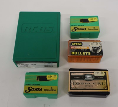 Lot 2881 - RCBS FL die set .25-06 PN 12001 with assorted...