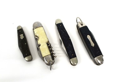 Lot 1074 - 4x knives, including 1x multi-knife with...