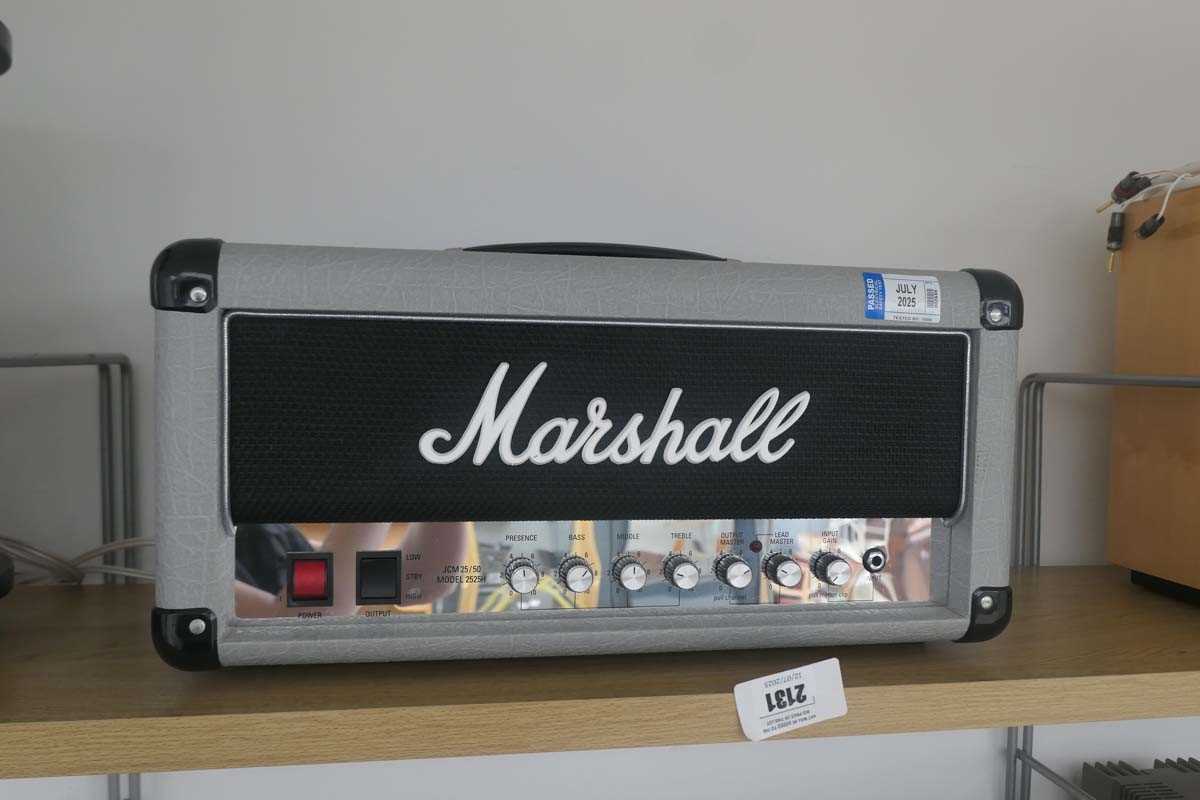 Lot 2131 - A11 Valve Marshall 25 /50 silver jubilee 2525H...