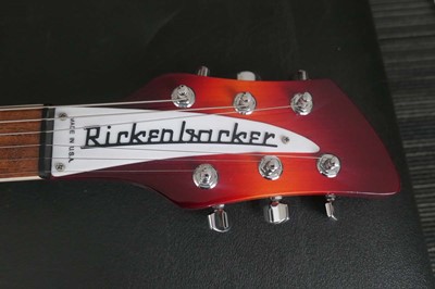Lot 2136 - USA Rickenbacker 620 6 string red and white...